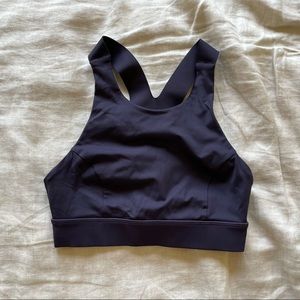 Lululemon Eggplant Bra with Low Racerback